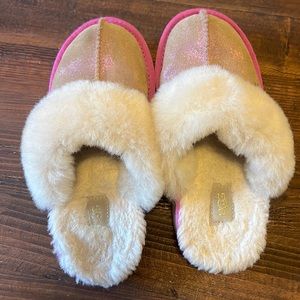 Sparkly kids ugg slippers